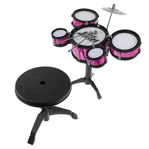 Toyvian 1 Set Fun Drum Set Spielzeug Pädagogisches Spielzeug Set Kids Playset Simulation Jazztrommel von Toyvian