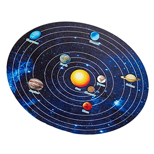 Toyvian 1 Set Holzpuzzle Sonnensystem Für Planetenspielzeug Zur Der Kognitiven Fähigkeiten Lernspielzeug Aus Für Kleinkinder Fördert Das Verständnis des Universums von Toyvian