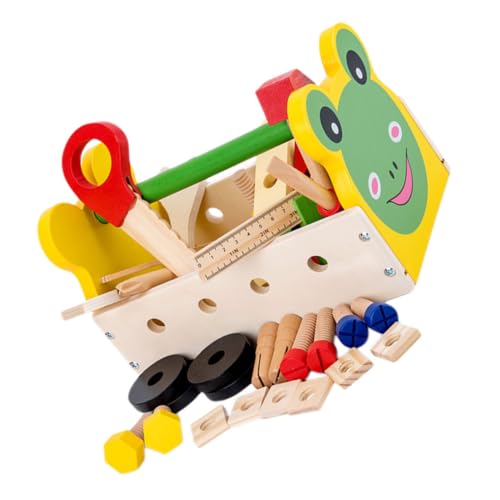 Toyvian 1 Set Lernspielzeug Kinderspielset Kidcraft Spielset Spielzeug Für Kinder Spielzeug Für Kinder Kinderspielzeug Werkzeugkasten Kinderspielzeug Kinderholzspielzeug Bambus von Toyvian