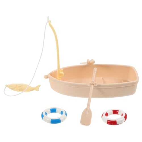 Toyvian 1satz Miniatur Strandzubehör Set Puppenhaus Deko Mit Fischerboot Schwimmring Und Realistische Sommerdekoration Für Mikroszenen Im Dollhouse Kreative Miniaturen Für Toyvian 1satz Miniatur Strandzubehör Set Puppenhaus Deko Mit Fischerboot Schwimmring Und Realistische Sommerdekoration Für Mikroszenen Im Dollhouse Kreative Miniaturen Für von Toyvian