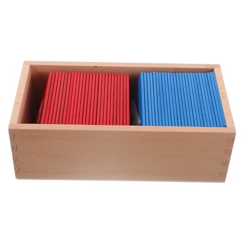 Toyvian 1 Set Montessori Lehrmittel Sandpapier Montessori Lehrerbedarf Montessori Klassenraumbedarf Lehrerausbildungsmaterialien Sprachlernkarten Organizer Aus Holz von Toyvian