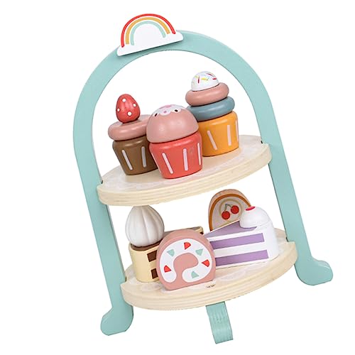 Toyvian 1 Set Play -Kuchen -Sets Für Kinder Cupcake Toy Simulation Cake Set Tun, Um Interaktives Spielzeug Zu Spielen von Toyvian