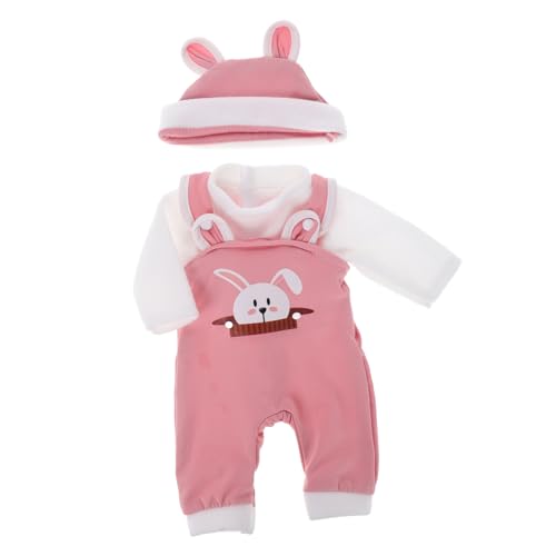 Toyvian 1 Set Puppenkleidung Outfits Für Puppen Babys Wiedergeborene Puppen Kleidung Für Babys Mode Puppenkleidung Für Puppen Kostüm Für Puppen Babydolls Rosa Polyester von Toyvian