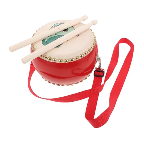 Toyvian 1 Set Tamburin Spielzeug Spielzeug Percussion Trommel Kindertrommeln Trommelstöcke Handhel Trommel Handtrommel Für Handglocken Für Schule Percussion Liefert Spielzeugtrommeln PVC von Toyvian