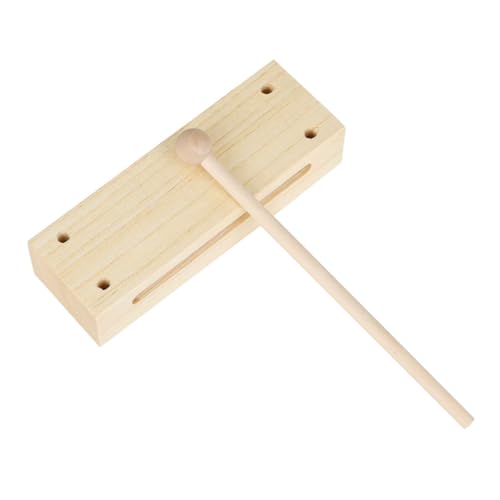 Toyvian 1 Set Ton Klöppel Musik Pädagogisches Musikunterricht Versorgung Pädagogisches Musikinstrument Musikalische Aufklärung Musikspielzeug Holz Beige von Toyvian