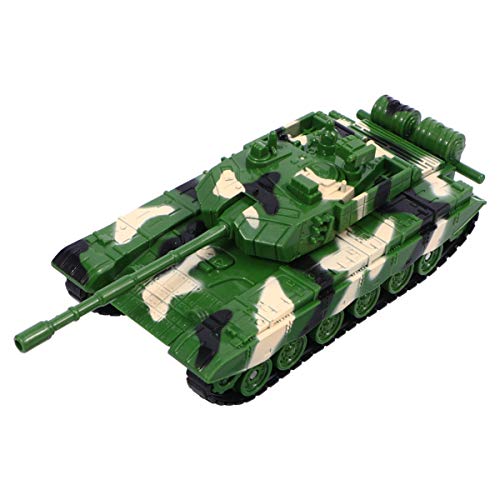 Toyvian 1 Stück Armee Panzer Spielzeug, Kinder Militär Panzer Modell Spielzeug (Grün) von Toyvian