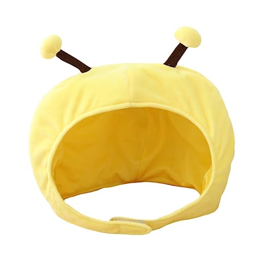 Toyvian Kostümzubehör 1 Stück Bienen-Kopfbedeckung Cosplay-Zubehör Baby-Outfits Abschlussball-Requisiten Lustiger Plüschhut Neuheit Partyhüte Tierkrippe-Hut Plüsch Und Pp-Baumwolle Gelbes von Toyvian