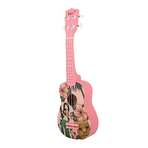 Toyvian 1 Stück Kreative Ukulesel Gitarre Spielzeug Musikinstrument Musik Spielzeug Für Anfänger Kinder (pink) von Toyvian