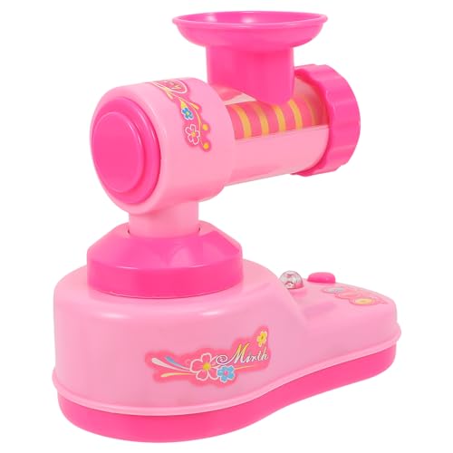 Toyvian 1 Stück Kunststoff Kochversorgung Kinder Fleischschleifmaschine Spielzeug Chic Kochen Spielzeug Rosa von Toyvian