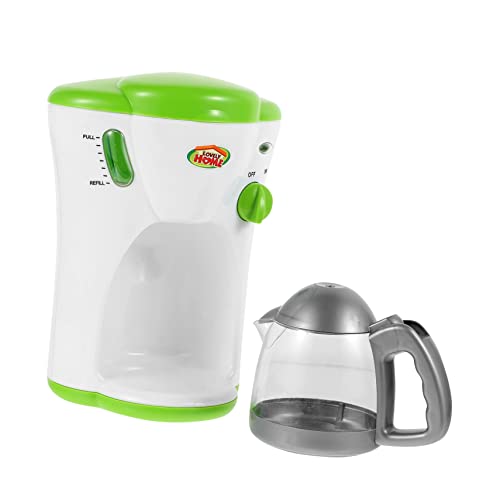 Toyvian 1 Stück Simulation Kaffeemaschine Spiele Kaffeemaschine Mini Kaffeemaschine Haushaltsgerät Abs Grün von Toyvian