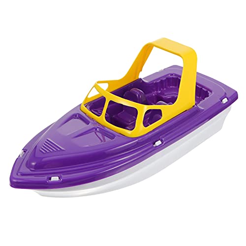 Toyvian 1 Stück Spielzeugboote Kunststoffboot Badespielzeug Segelboot Spielzeug Kleinkind-Pool-Spielzeug Kinder-Rennboot-Spielzeug Lustiges Schnellboot-Spielzeug Babyparty-Spielzeug Für von Toyvian