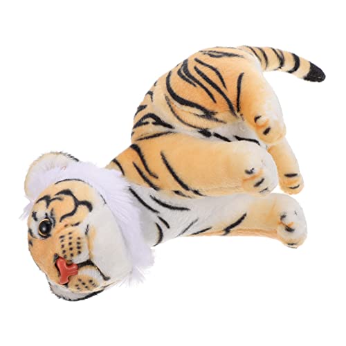 Toyvian 1 Stück Tiger-geformter Spielzeug Kinder Plüschtier-Tiger-Spielzeug Für Wohnkultur von Toyvian