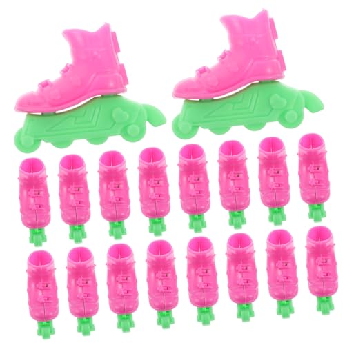 Toyvian 10 Paar Rollschuhe Für Puppen Rollschuh Mini Interessantes Miniaturspielzeug Schlittschuh- Miniaturmodell Winziges Hausornament Rollschuh- Süße Rollschuhe Plastik von Toyvian