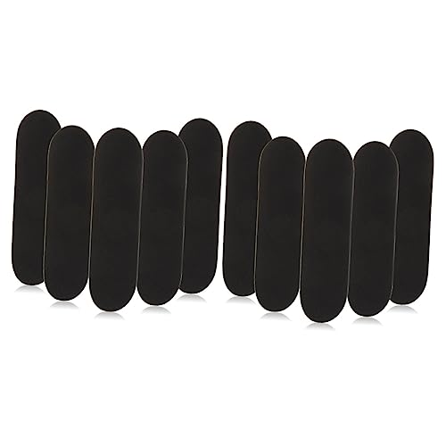 Toyvian 10 STK rutschfeste Matte Finger-Skateboard rutschfestes Griffbrett-Griffband Werkzeug Griffbrett rutschfestes Griptape Fingertapes für Skateboards Pu Zubehör Aufkleber von Toyvian