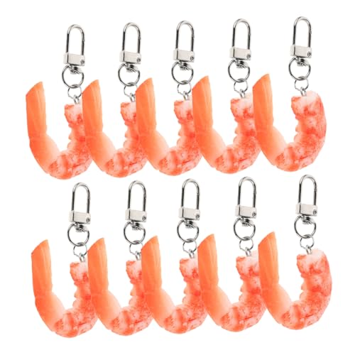 Toyvian 10 Stück Simulierte Garnelen -Requisiten Geldbörse hängender Charme Garnelen zubeh?r lebensechtes gekochtes Garnelenmodell Realistischer Garnelenschlüsselring PVC Golden Toyvian 10 Stück Simulierte Garnelen -Requisiten Geldbörse hängender Charme Garnelen zubeh?r lebensechtes gekochtes Garnelenmodell Realistischer Garnelenschlüsselring PVC Golden von Toyvian