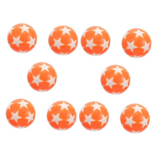 Toyvian 10 Stück Tischfußball Fußbälle Fußball-partygeschenke Fußball-Party-tischdecke Fußballspiele Fußballsachen Schaumfußballkugel Hundefußball Foosballkugeln Fußballtor Plastik von Toyvian