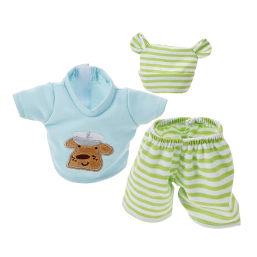 Toyvian 10 Vinyl Puppenkleidung Jungen Puppenkleidung Babypuppen Pyjama Fantasievolles Kleinkind Jungen Kleidung Mädchen Puppenhaus Mini Realistischer Spielzeuganzug Für von Toyvian