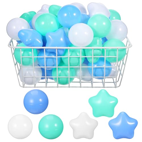 Toyvian 100 Pcs Kleine Boxenballen Bulk 5. 5 cm Sensorisches Spiel Ocean Ball Crush Proof Plastikkugel Sensorisches Spielzeug Indoor -Spielhaus Zeltkugeln Zum Spaß Und Zur Entwicklung von Toyvian