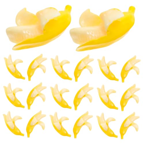 Toyvian 100 Stück Simulierte Bananendekoration Banane dekorative Verzierung Mini-Fake-Food Puppenhaus-Miniatur-Szenenmodell Bananenskulptur Bananenverzierung Lebensartige Banane Harz Gelb Toyvian 100 Stück Simulierte Bananendekoration Banane dekorative Verzierung Mini-Fake-Food Puppenhaus-Miniatur-Szenenmodell Bananenskulptur Bananenverzierung Lebensartige Banane Harz Gelb von Toyvian