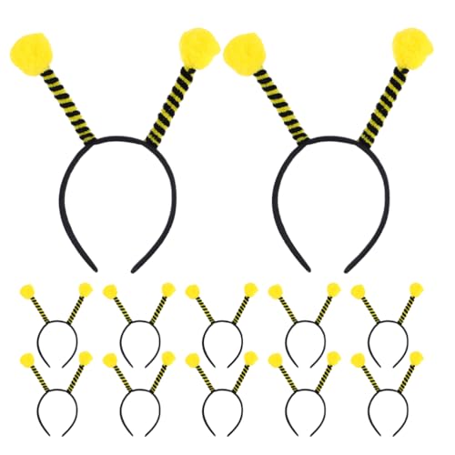 Toyvian 12 Stück Bienen-Haarbänder: Bienen-Insekten-Antennen-Stirnbänder – bequeme Tier-Haarbänder für Kinder-Outdoor-Aktivitäten, Karnevals-Mottopartys Toyvian 12 Stück Bienen-Haarbänder: Bienen-Insekten-Antennen-Stirnbänder – bequeme Tier-Haarbänder für Kinder-Outdoor-Aktivitäten, Karnevals-Mottopartys von Toyvian
