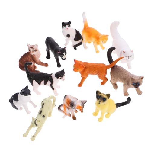 Toyvian 12stücke Teiliges Realistischer Katzenmodelle Katzenfiguren Für Dekorative Katzenstatue Für Zuhause Und Büro Für Feiern Und Anlässe Toyvian 12stücke Teiliges Realistischer Katzenmodelle Katzenfiguren Für Dekorative Katzenstatue Für Zuhause Und Büro Für Feiern Und Anlässe von Toyvian