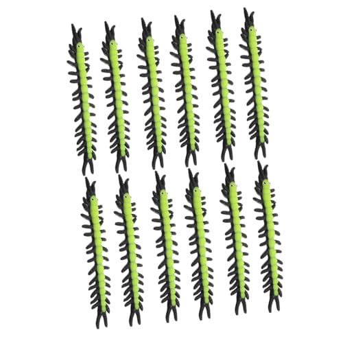 Toyvian 12 Stück Simulierte Tierspielzeug Kleine Tausendfüßlerdekoration Halloween-Partygeschenke Simulationsspielzeug für Fake Centipede Streich gruselige Streichspielzeuge TPR Toyvian 12 Stück Simulierte Tierspielzeug Kleine Tausendfüßlerdekoration Halloween-Partygeschenke Simulationsspielzeug für Fake Centipede Streich gruselige Streichspielzeuge TPR von Toyvian