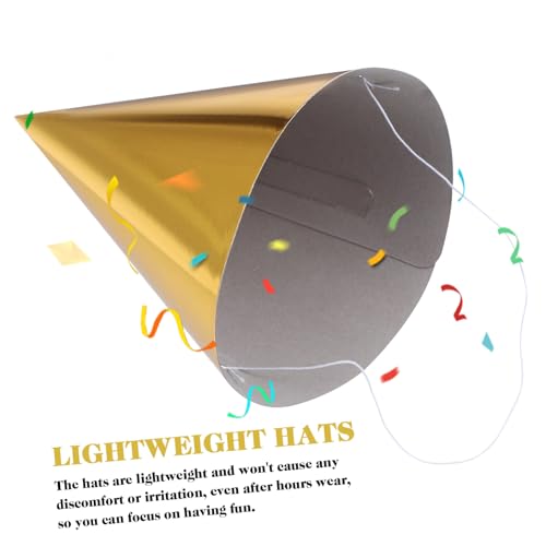 Toyvian 12 Stück Teiliges Bunte Geburtstags Partyhüte aus Papier Leichte Kegelhüte mit Verstellbarem Band für Kindergeburtstag Vielseitige Partydekoration für Drinnen und Draußen Toyvian 12 Stück Teiliges Bunte Geburtstags Partyhüte aus Papier Leichte Kegelhüte mit Verstellbarem Band für Kindergeburtstag Vielseitige Partydekoration für Drinnen und Draußen von Toyvian