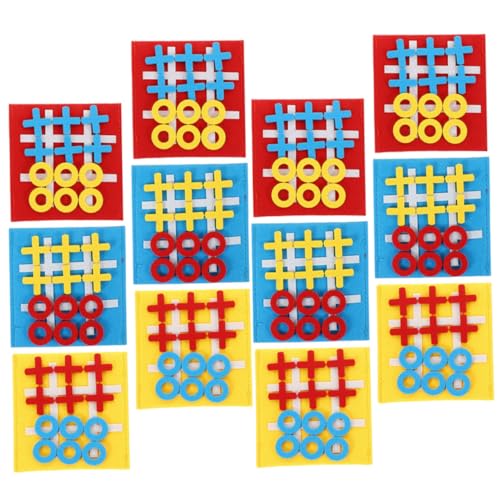 Toyvian 12 Stück Teiliges Mini Ticktacktoe Brettspiel aus Sicherem Filz Farbenfrohes Lernspielzeug für Fördert Logisches Familienspiel und Pädagogisches Toyvian 12 Stück Teiliges Mini Ticktacktoe Brettspiel aus Sicherem Filz Farbenfrohes Lernspielzeug für Fördert Logisches Familienspiel und Pädagogisches von Toyvian