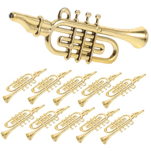 Toyvian 12 Stück Teiliges Miniatur Musikinstrumenten Kunststoff Trompete Weihnachtsbaumdeko DIY Kranz Zubehör Musik Ornamente für Festliche Wohnraumdekoration Toyvian 12 Stück Teiliges Miniatur Musikinstrumenten Kunststoff Trompete Weihnachtsbaumdeko DIY Kranz Zubehör Musik Ornamente für Festliche Wohnraumdekoration von Toyvian