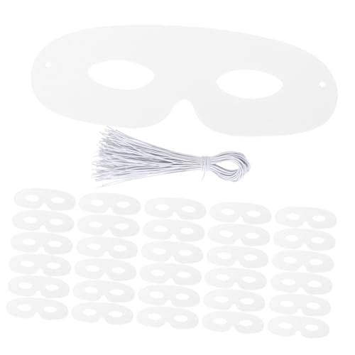 Toyvian 120 Stück Teiliges Weißes Pappmaché Masken zum Basteln mit Elastischen Bändern Bemalbare DIY Maskerade Masken für Verstellbar und Bequem für Halloween Karneval Geburtstags und Toyvian 120 Stück Teiliges Weißes Pappmaché Masken zum Basteln mit Elastischen Bändern Bemalbare DIY Maskerade Masken für Verstellbar und Bequem für Halloween Karneval Geburtstags und von Toyvian