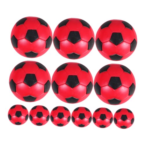 Toyvian 12er-Pack 36 Mm Mini-fußball-ersatz Für Jungen Und Mädchen Tischfußballtisch Buntes Tischspiel Zur Erholung von Toyvian