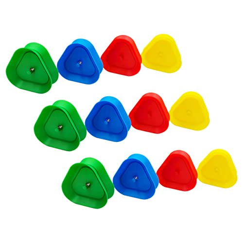 Toyvian 12st Pokerständer Kartenspiel -Spielkarten Pokertisch Spielkartenhalter Spielkartenständer Pokerkartenhüllen Große Spielkarten Speicher Für Sammelkarten Kartendecks Plastik von Toyvian