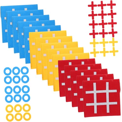 Toyvian 15 Teiliges Mini Schachbrett Mit Neun Quadraten Klassisches Brettspiel Passendes Puzzle Spielzeug Schaumstoff Tictactoe Spiel Familienbrettspiel Kinder Tictactoe Spiel von Toyvian