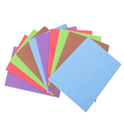 Toyvian 150 Blatt shöne bescherung Kinder bastelset Auto-Aufkleber scheckheft bastelmaterial Aufkleber Kinder Aufkleber für Scrapbooking Selbstklebende Flicken Aufkleber für die Party Eva von Toyvian