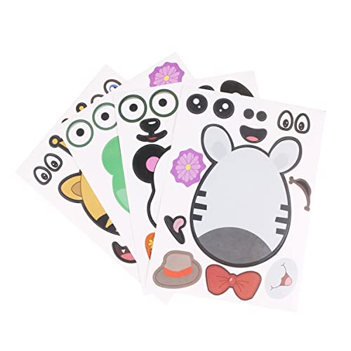 Toyvian 16St Aufkleber für Scrapbooking Sticker Scrapbook Stickers kinderaufkleber Notebook Sticker Kalender Sticker Tier Sticker Aufkleber Tieraufkleber Cartoon-Aufkleber von Toyvian