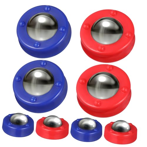 Toyvian 16st Tisch-Shuffleboard Spiel Shuffleboard-zubehör Spaß Zubehör Für Tischfußball Mini-Shuffleboard-Pucks Shuffleboard-Pucks-Walze Rollen Für Tischgeräte Shuffleboard-perlen Stahl von Toyvian