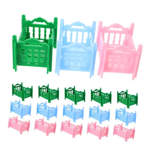 Toyvian 18 Stück Miniature Babybett Zubehör für Rollenspiele Anpassungsfähige Kinderfreundliche Möbel für Puppenhaus Schlafzimmerdekoration Toyvian 18 Stück Miniature Babybett Zubehör für Rollenspiele Anpassungsfähige Kinderfreundliche Möbel für Puppenhaus Schlafzimmerdekoration von Toyvian