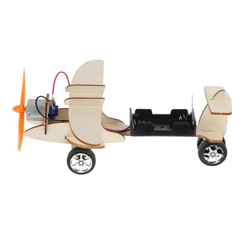 Toyvian 1Satz DIY Holzflugzeug Simuliertes Flugzeug Modell Für Gleitflugzeugflugzeuge Flugzeug Flugzeugspielzeug Bastelset Ohne Batterie von Toyvian