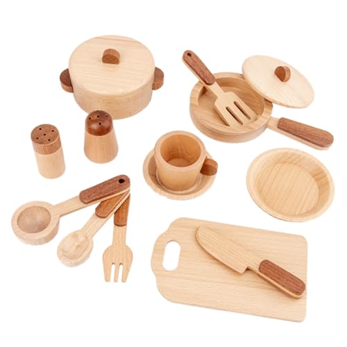 Toyvian 1satz Mädchen Spielküche Zubehör Holzspielzeug Set Lernspielzeug Für Rollenspiele Fördert Hand- -koordination Und Kognitive Fähigkeiten Für Kreative Kinderspiele Toyvian 1satz Mädchen Spielküche Zubehör Holzspielzeug Set Lernspielzeug Für Rollenspiele Fördert Hand- -koordination Und Kognitive Fähigkeiten Für Kreative Kinderspiele von Toyvian