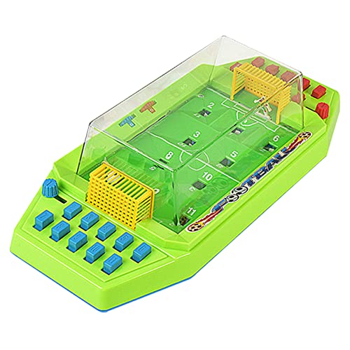 Toyvian 1Stk Mini-Fußballspielzeug Miniatur-Desktop-Fußball Tischfußball-Brettspiel Desktop-Fußballspiel Mini-Fußballer Tischfußballspiel interaktives Spielzeug tischfußball Kinder Green von Toyvian