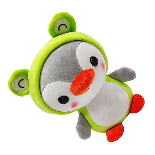 Toyvian 1Stk Plüschtier Pinguin Kissen Pinguin Pinguin Pinguine Pinguin Stofftier Kuscheltier Pinguin Kinderspielzeug Kinderpuppe Pinguin Plüschpuppe PP Baumwolle Green von Toyvian