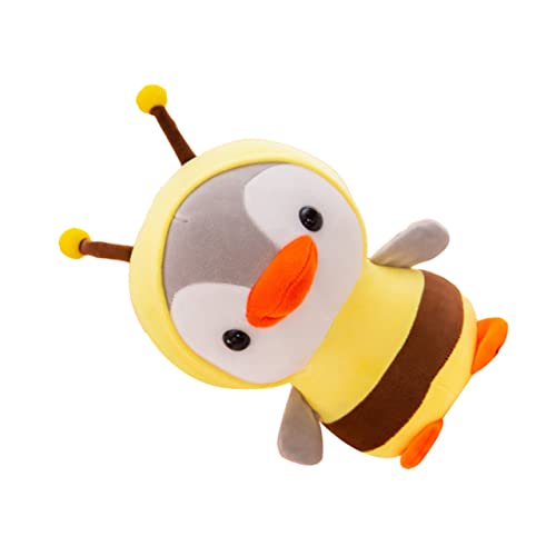 Toyvian 1Stk Plüschtier Pinguin für Pinguin plushdoll Pinguin- Weiches Pinguinspielzeug Pinguin-Plüschtier Cartoon-Pinguin-Puppe PP Baumwolle Yellow von Toyvian