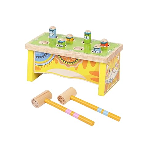 Toyvian 1Stk pädagogisches spielzeughandys für Babys babyspielzeug kauspielzeug - Cartoon- pädagogische Spiele Spiel Hölzern von Toyvian