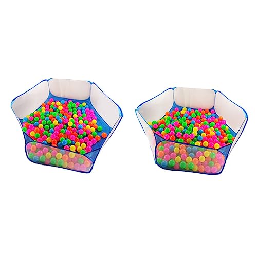 Toyvian 1stk Bällebad Zelt Ball Pool Zaun Ocean-Ball-Zelt Blue von Toyvian