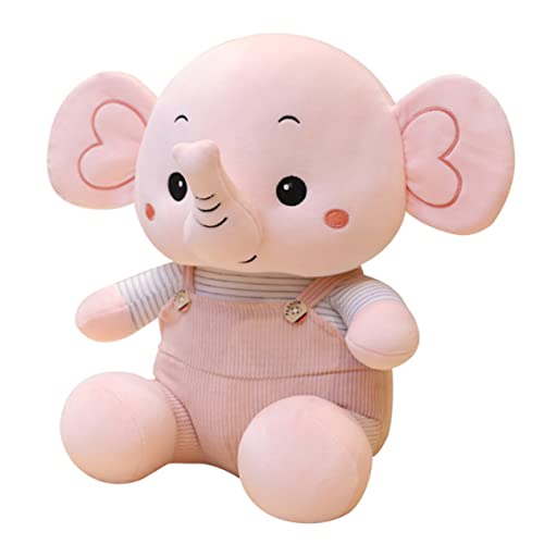 Toyvian 1stk Elefantenpuppe Plüschpuppe Cartoon-plüschpuppe Plüschtier Stofftierpuppe Rosa Super Weicher Kurzplüsch von Toyvian