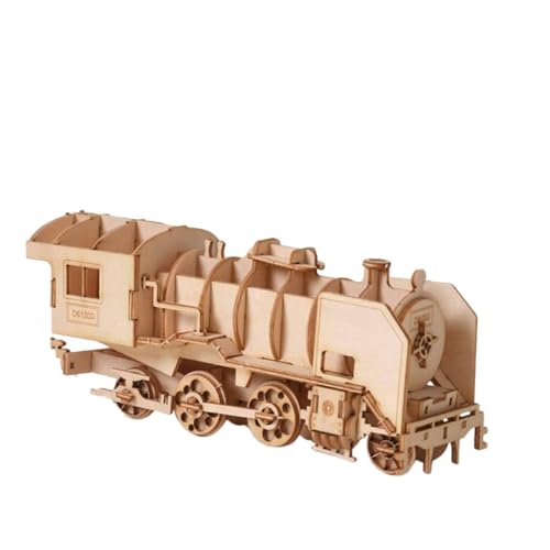 Toyvian 1stk Holzspielzeug Zappeln Bausätze Rätsel Puzzle Zug Bausatz Bambus von Toyvian