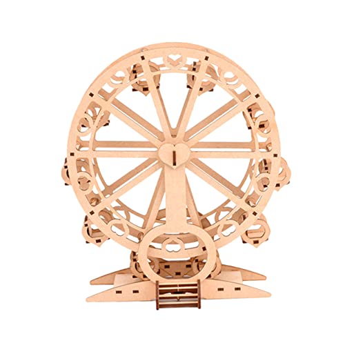 Toyvian 1stk Modell Riesenrad Lernspielzeug Für Kinder DIY-riesenradmodell Riesenradmodell Aus Holz Riesenrad Aus Holz Bambus von Toyvian