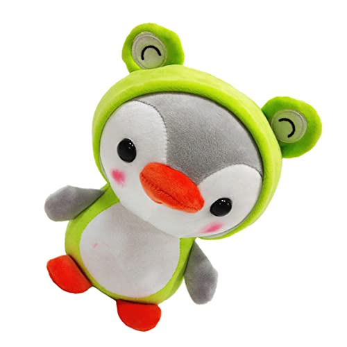 Toyvian 1stk Plüschtier Pinguin Pinguin-Puppen- Pinguin-schmuck Pinguin Plüschpuppe Pinguin- Modische Heimtextilien Pinguin-plüschtier Kinderpuppe Green Pp Baumwolle von Toyvian