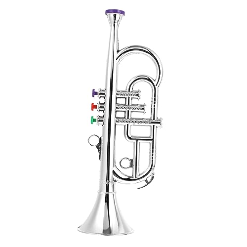 Toyvian 1stk Saxophon-Modell Elektronisches Saxophon- Musikspielzeug Für Kleinkinder -trompete Bildungsspielzeug Für Kleinkinder Saxophonmodell Abs-Kunststoff Silver von Toyvian