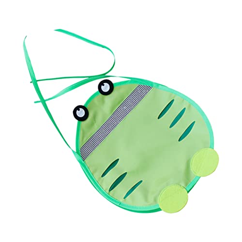 Toyvian 1stk Strandtasche Reisetasche Schwimmbad Spielzeugtaschen Aus Mesh Spielzeugfrosch Hausschuhe Aufbewahrungstaschen Für Strandnetz Kind Green Hochwertiges Oxford-Tuch von Toyvian